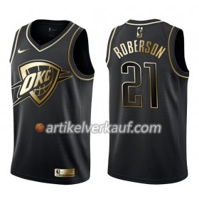 NBA Oklahoma City Thunder Trikot Andre Roberson 21 Nike Schwarz Golden Edition Swingman - Herren